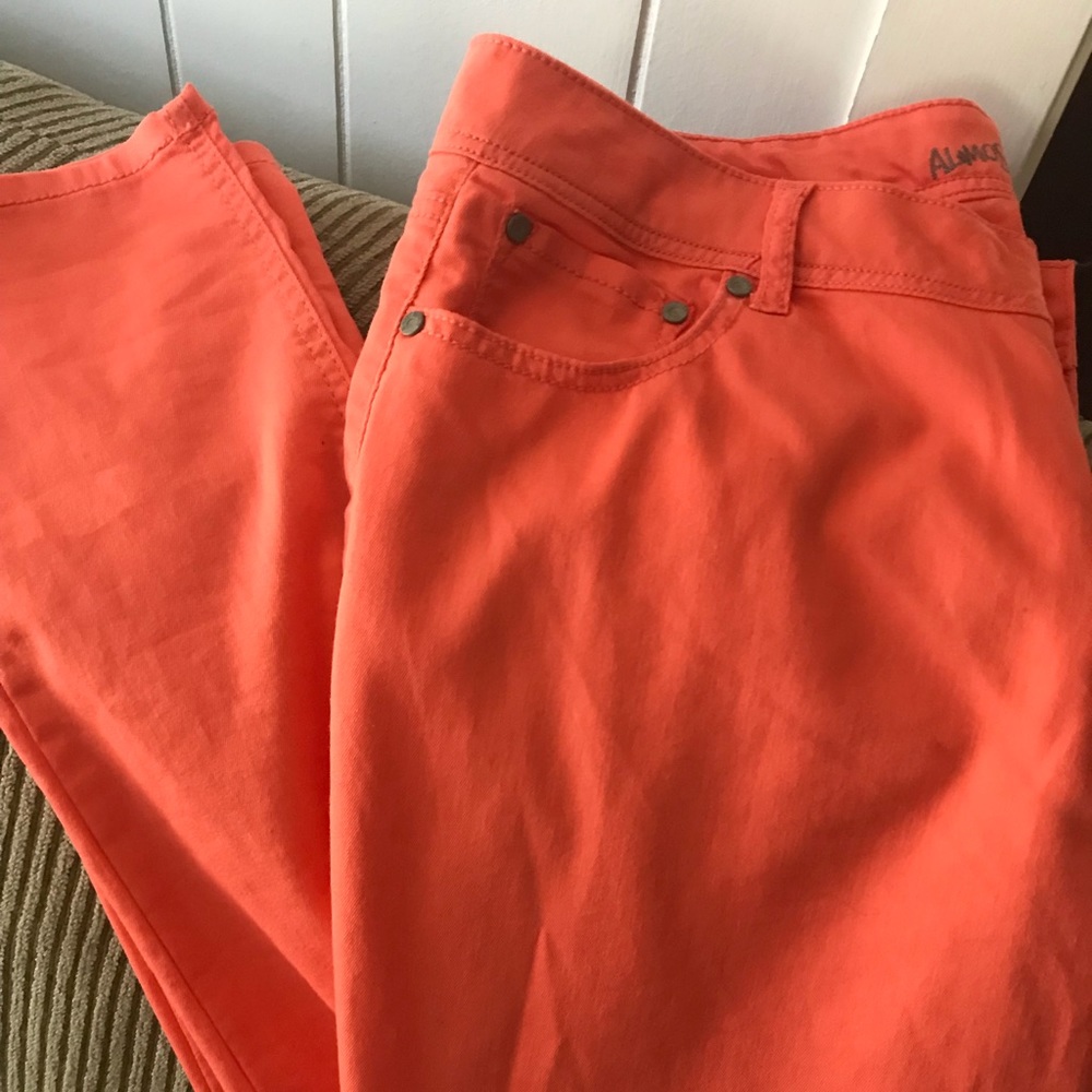 Coral pants